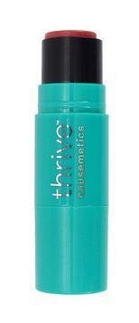 Багатофункціональний хайлайтер, бронзер Thrive Causemetics Triple Threat Color Stick Dionne Brick Red Shimmer 3530112 фото