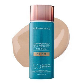 Тонувальний сонцезахисний флюїд для обличчя Colorescience Total Protection Face Shield Flex SPF 50 Light 55 мл 813419027403_1 фото