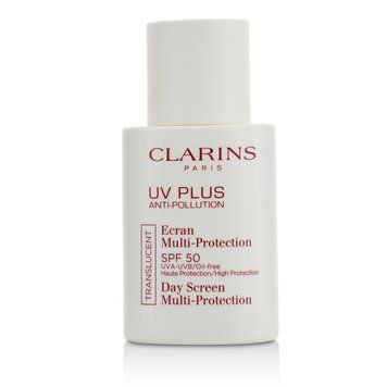 Захисний флюїд-екран для обличчя Clarins UV Plus Anti-Pollution Sunscreen Multi-Protection Broad Spectrum SPF 50 30 мл 3380810366143 фото
