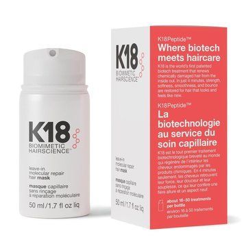 Відновлювальна маска для волосся K18 Leave-In Molecular Repair Hair Mask з пептидом 50 мл 858511001128 фото