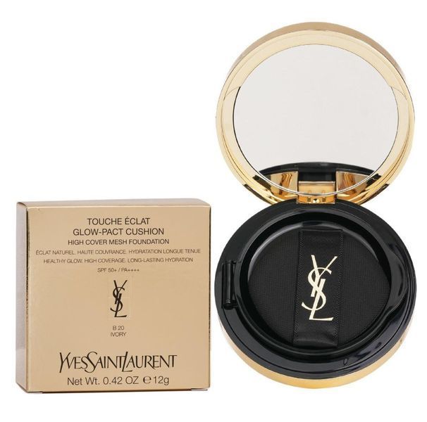 Тональна основа-кушон Yves Saint Laurent Touche Eclat Glow Pact Cushion B20 Ivory, 12 г 4935421768597 фото